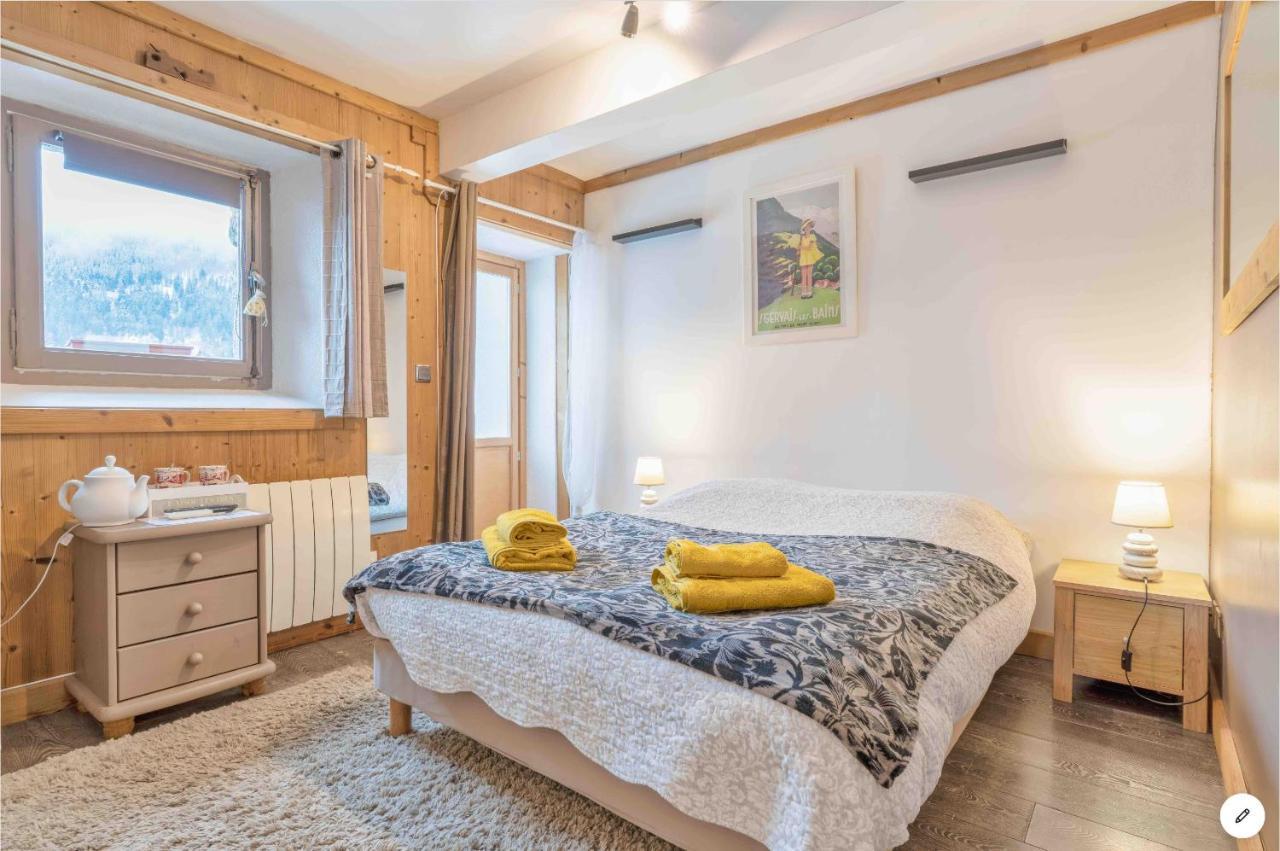 Chambre Independante Avec Salle De Bain Independante Au Rdc D Un Chalet A 25 Kms Chamonix Saint-Gervais-les-Bains Kültér fotó